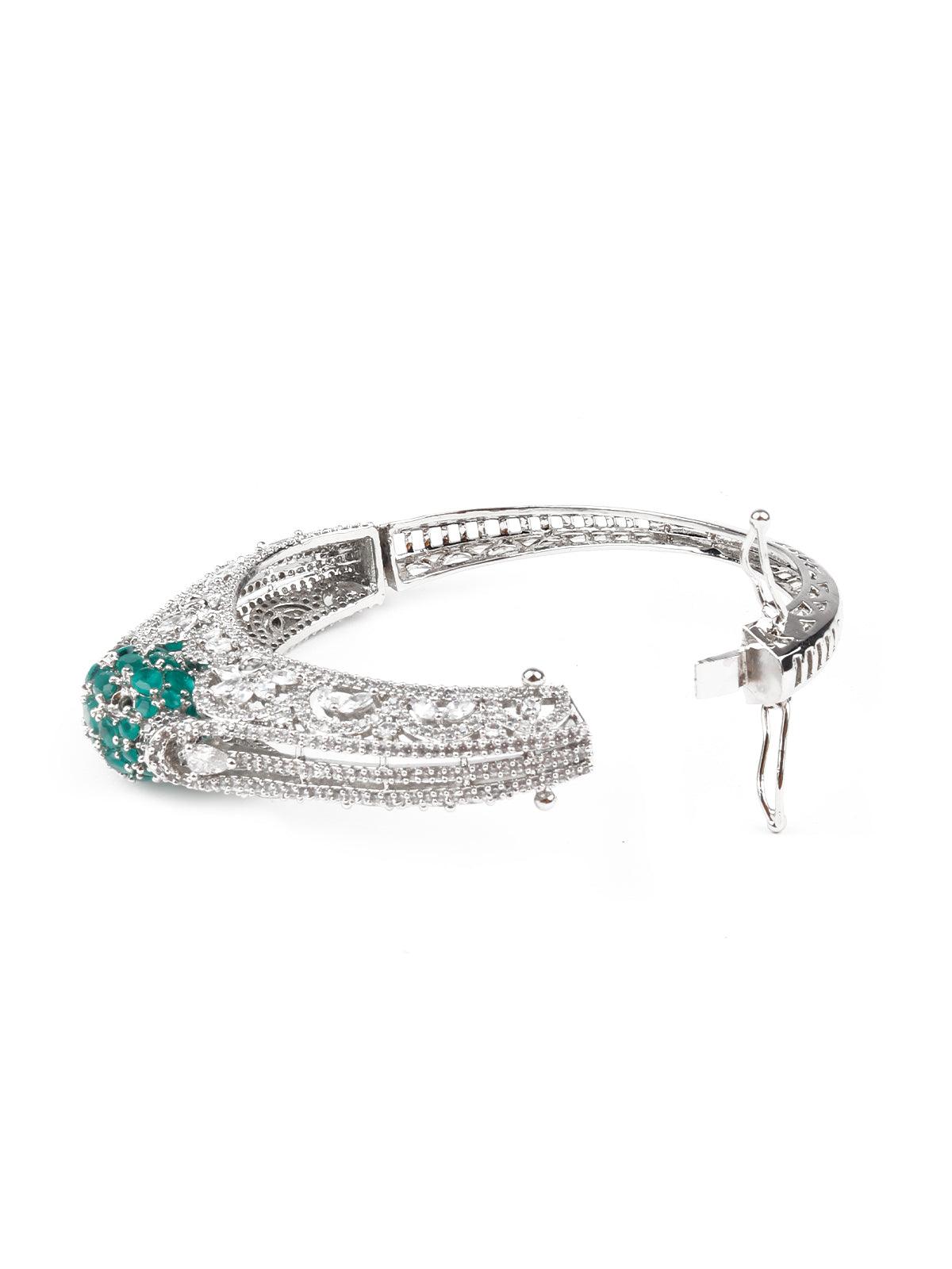 Women's Stunning Silver Studded Bracelet - Odette