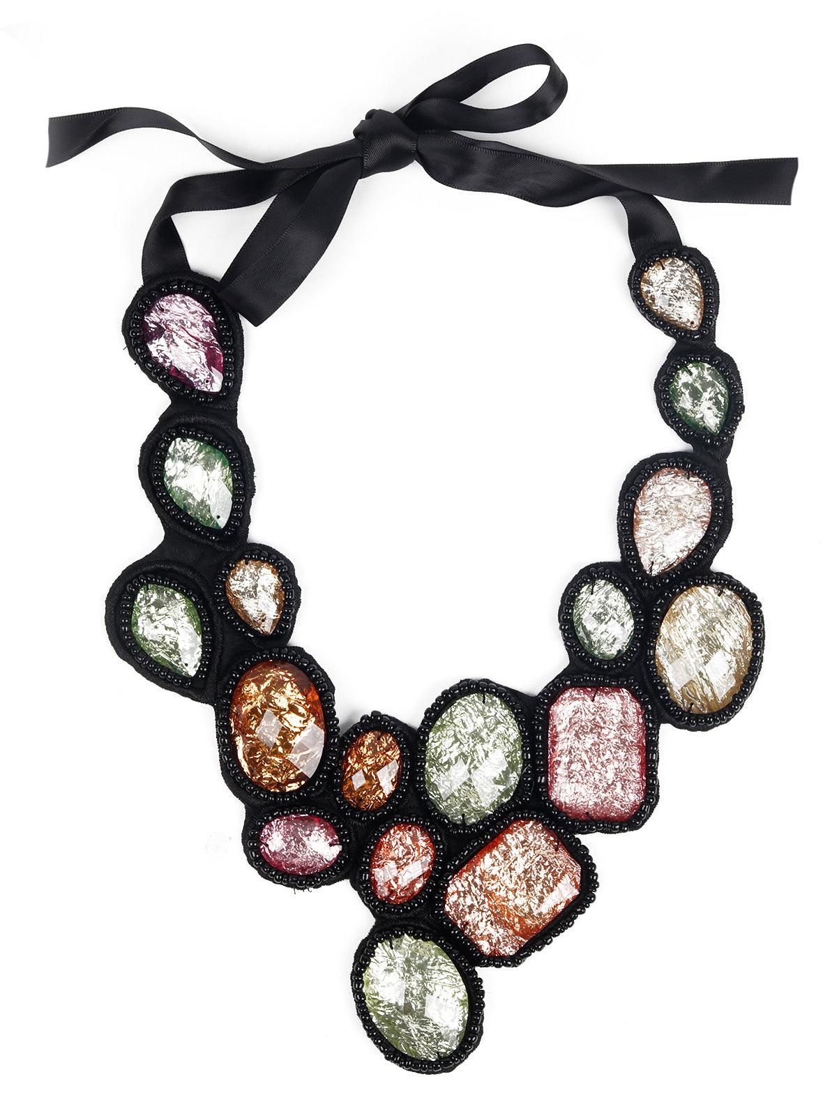 Women's Stylish Multi Color Necklace - Odette