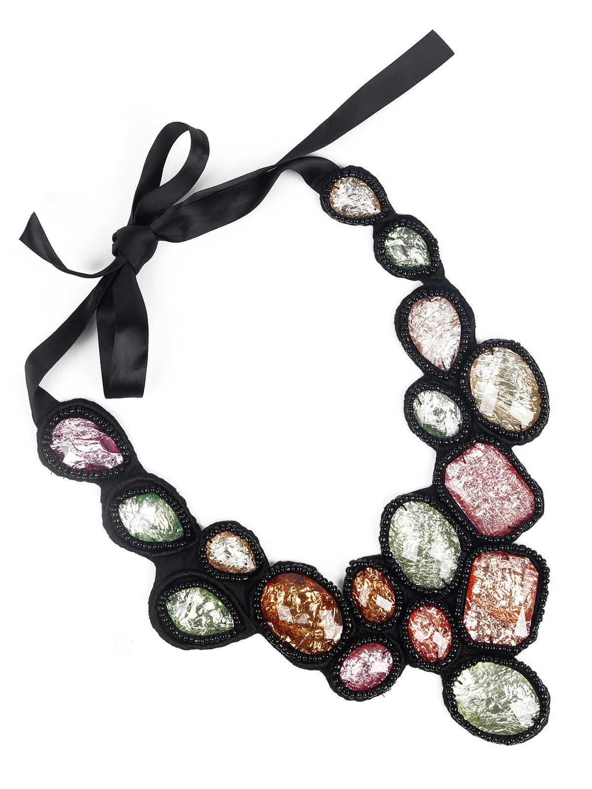 Women's Stylish Multi Color Necklace - Odette