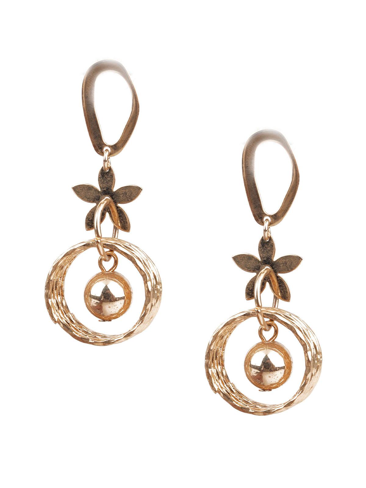Women's Sunshine Gold Dangle Earrings - Odette