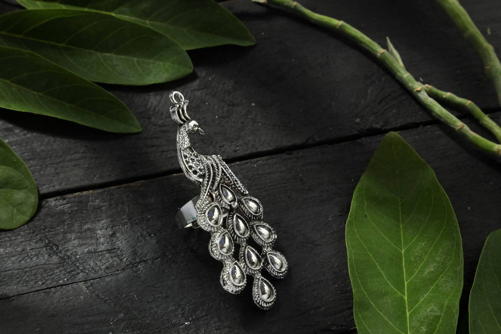 Johar Kamal Oxidised trendy Peacock Des