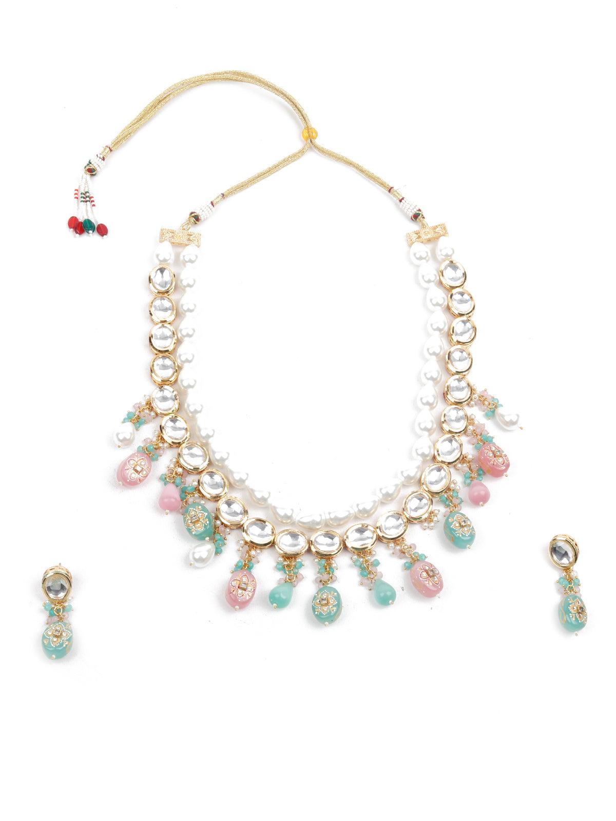 Women's The Pearly Grandeur Necklace Set - Odette