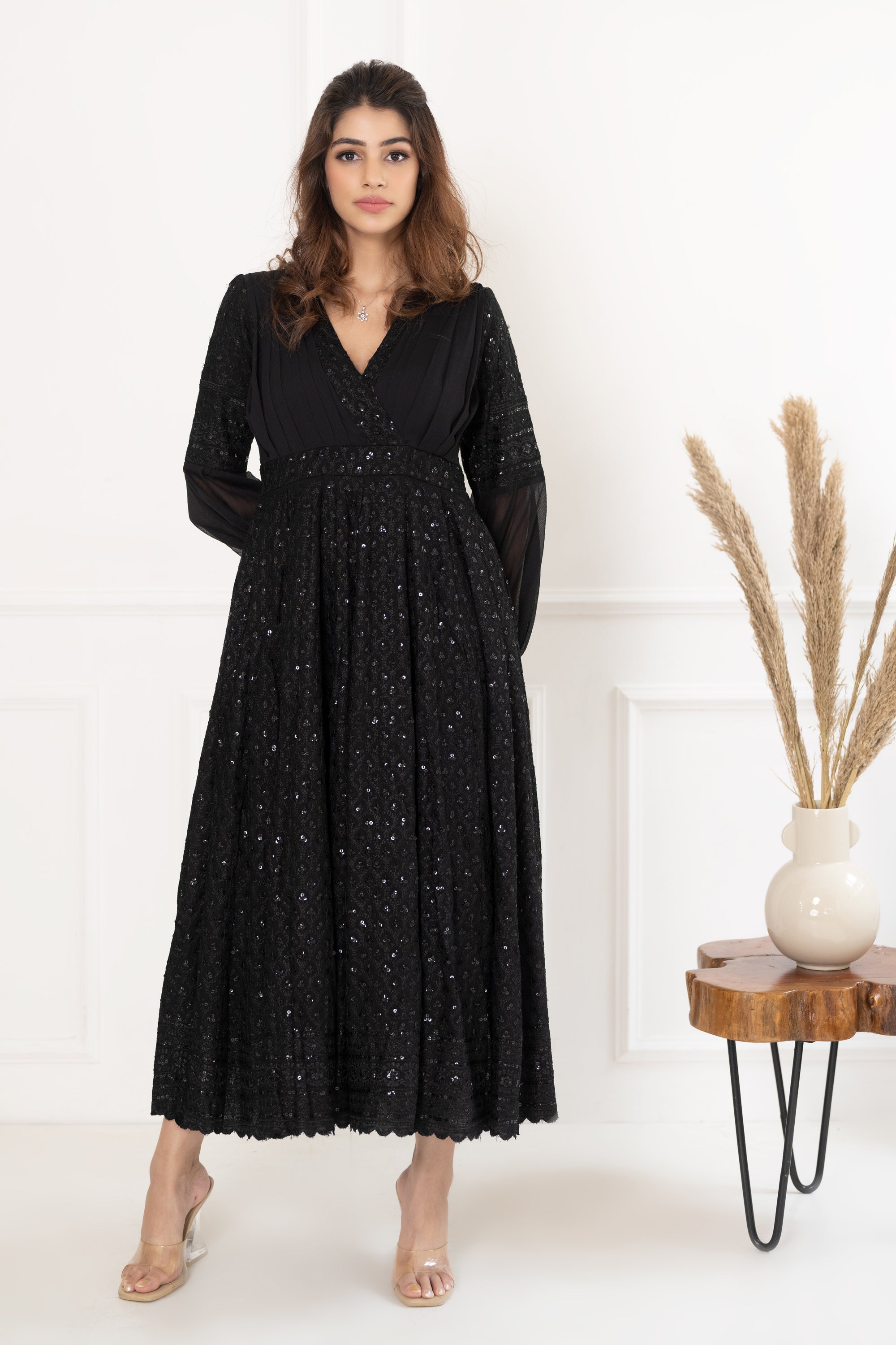 indowestern black dress Black Majesty Indo Western