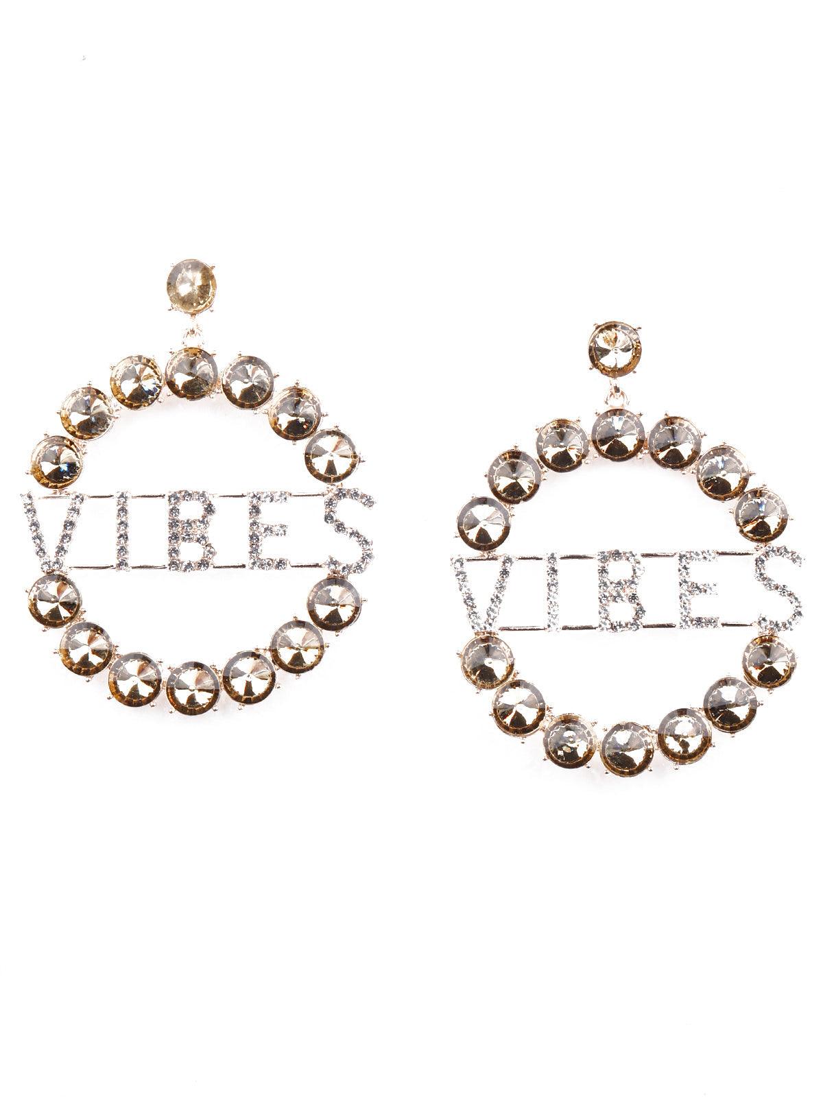 Women's Vibes! Studded Gorgeous Hoop Earrings - Odette