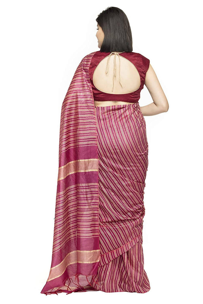 Women's Bhagalpuri Silk Sarees With Blouse Mfsaree_001