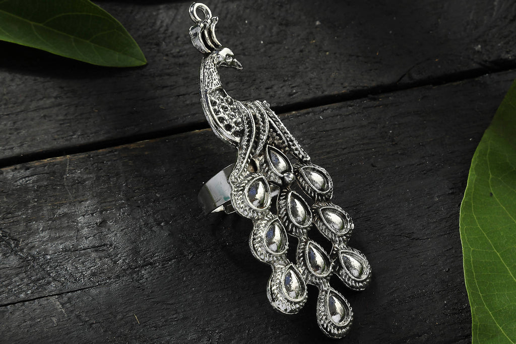 Johar Kamal Oxidised trendy Peacock Des