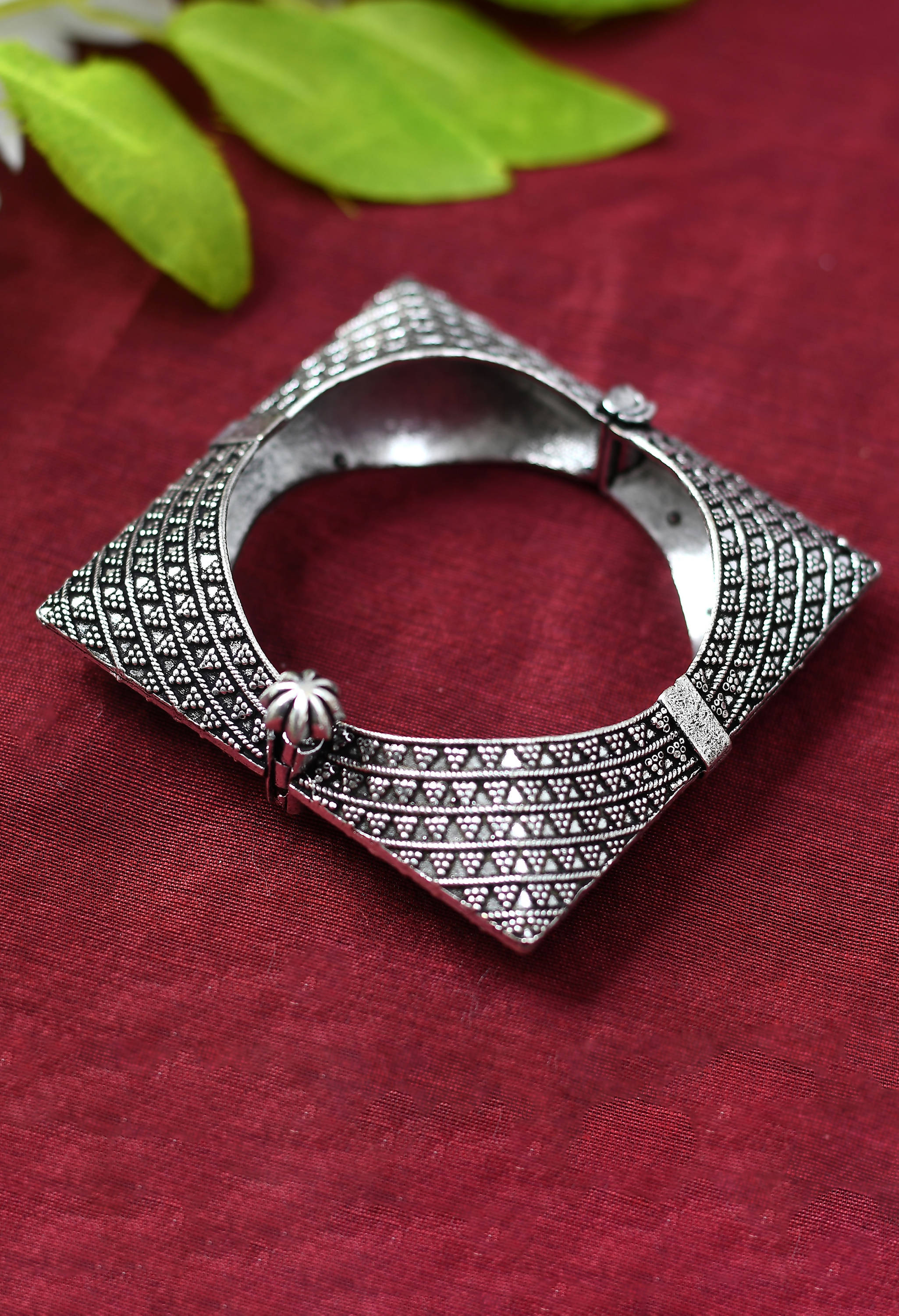 Johar Kamal Traditional Silver color Bracelet Jkbracelet_005